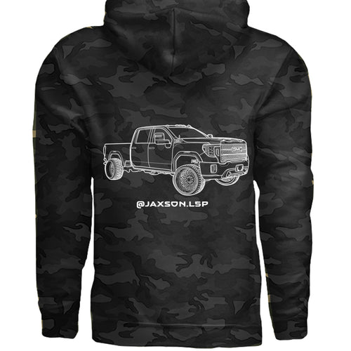 Black Camo - IND4000 - BACK